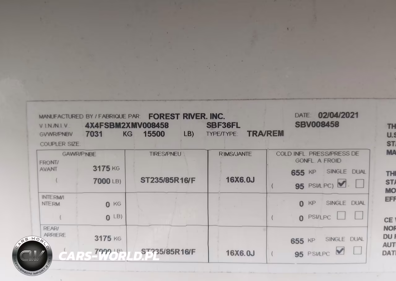 2021 Forest River Hemisphere VIN:4X4FSBM2XMV008458 - 9