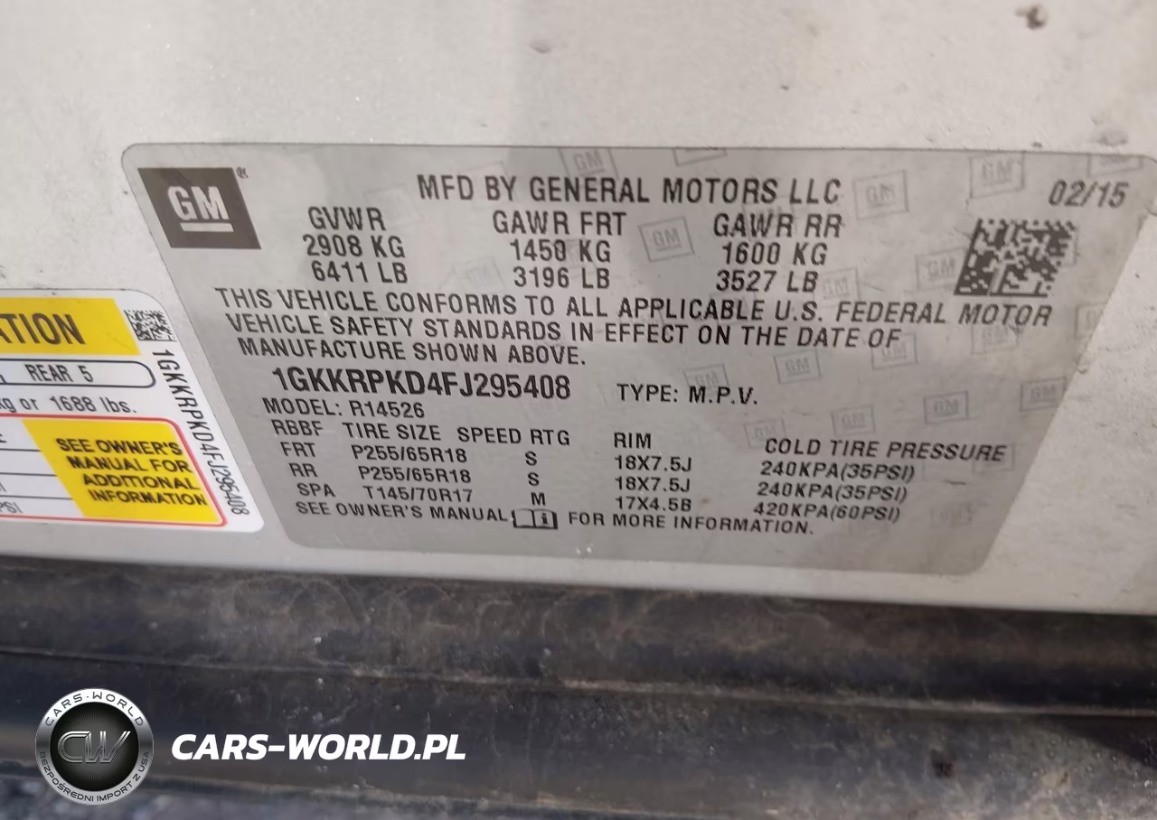 2015 GMC Acadia Sle-2 VIN:1GKKRPKD4FJ295408 - 9