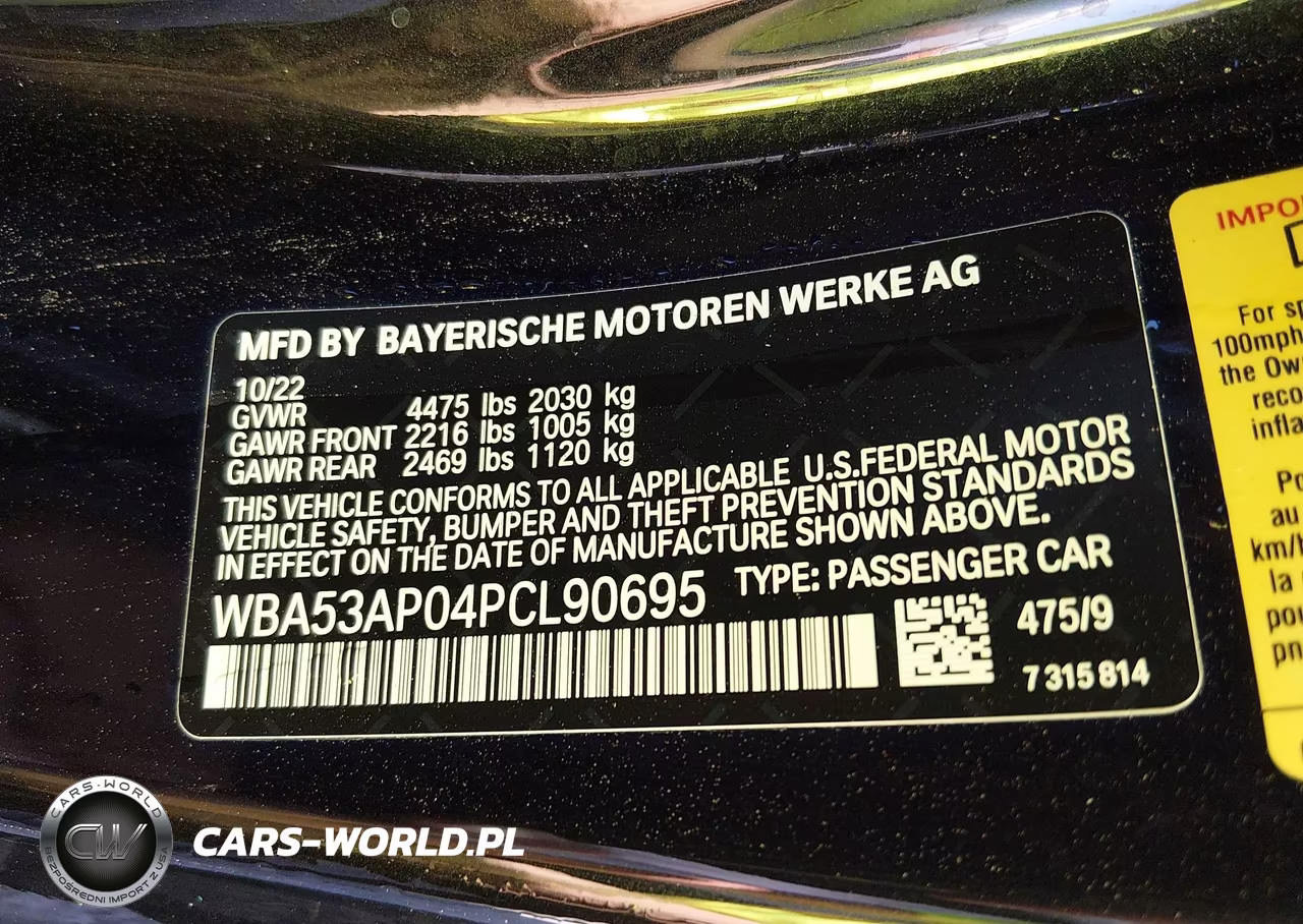 2023 BMW 430I VIN:WBA53AP04PCL90695 - 9