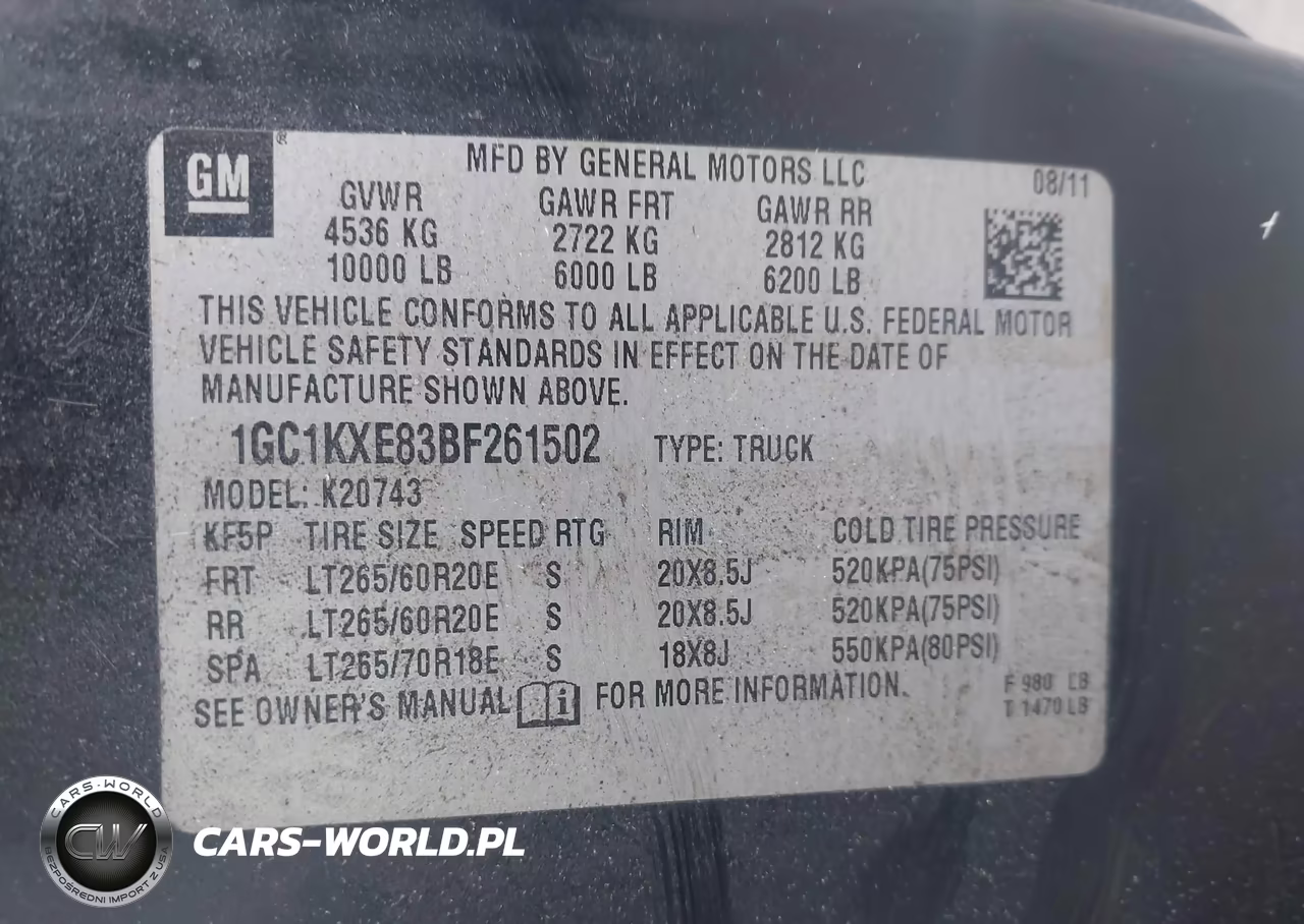 2011 Chevrolet Silverado 2500Hd Lt VIN:1GC1KXE83BF261502 - 9
