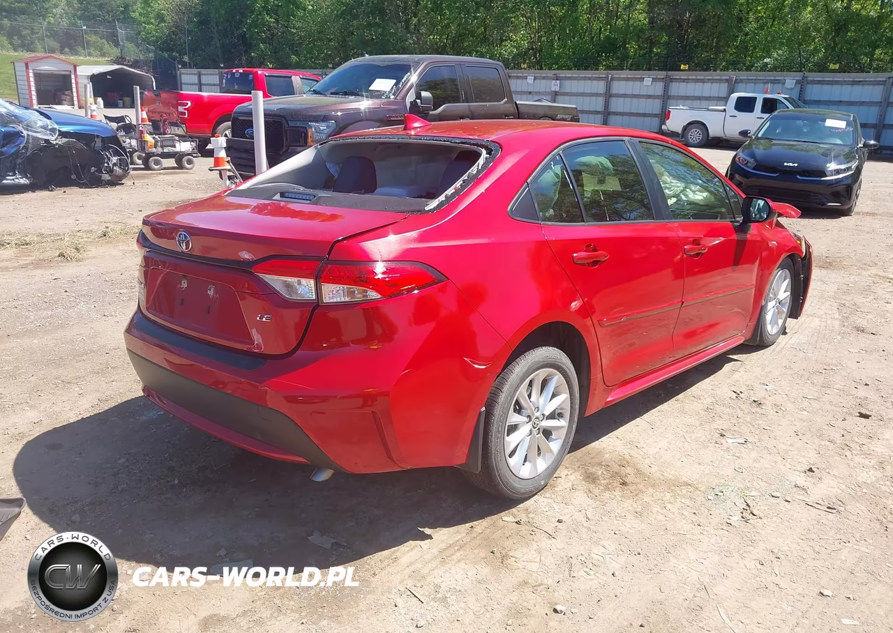 2021 Toyota Corolla Le VIN:JTDVPMAEXMJ132637 - 4