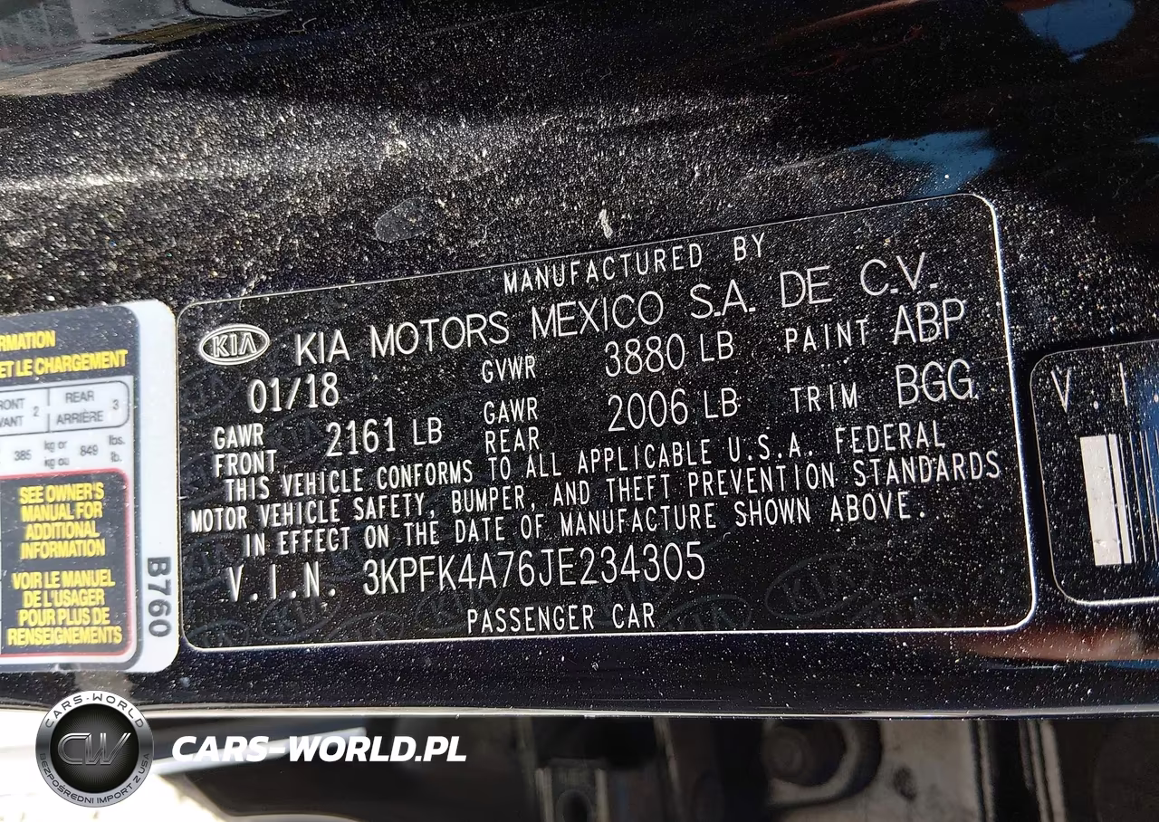 2018 Kia Forte Lx VIN:3KPFK4A76JE234305 - 9