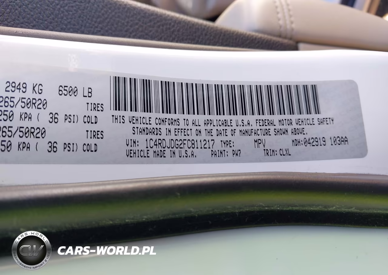2015 Dodge Durango Limited VIN:1C4RDJDG2FC811217 - 9