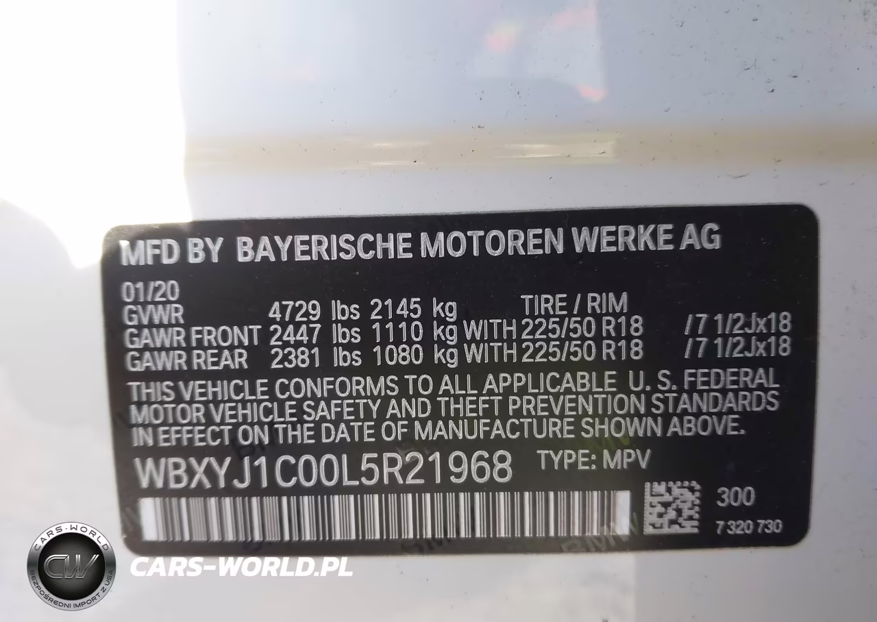 2020 BMW X2 xDrive28I VIN:WBXYJ1C00L5R21968 - 9