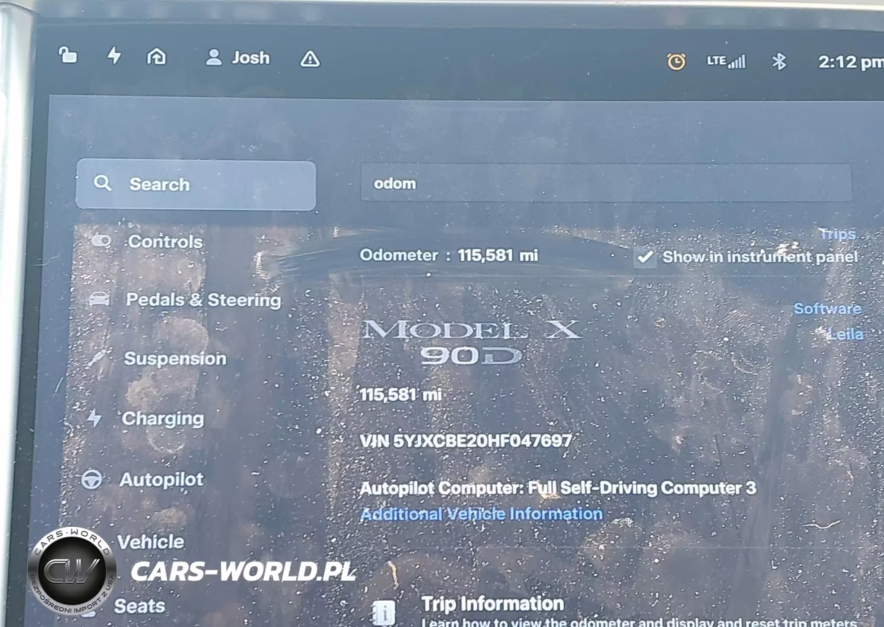 2017 Tesla Model X 100D-75D-90D VIN:5YJXCBE20HF047697 - 15