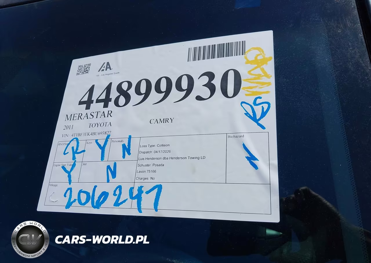 2011 Toyota Camry Se VIN:4T1BF3EK4BU693827 - 12