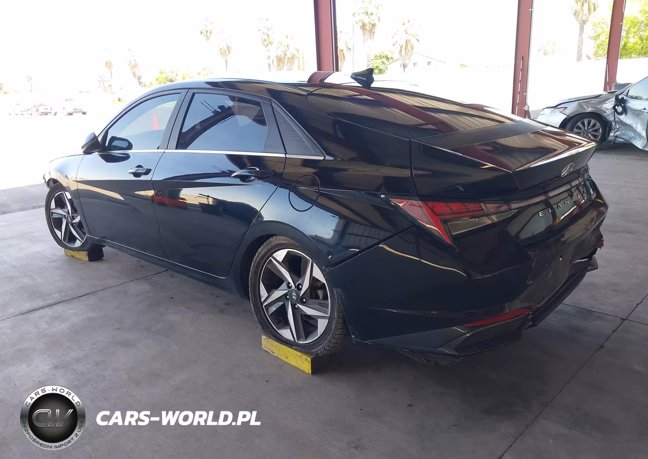 2021 Hyundai Elantra Hybrid Limited VIN:KMHLN4AJ2MU006163 - 3