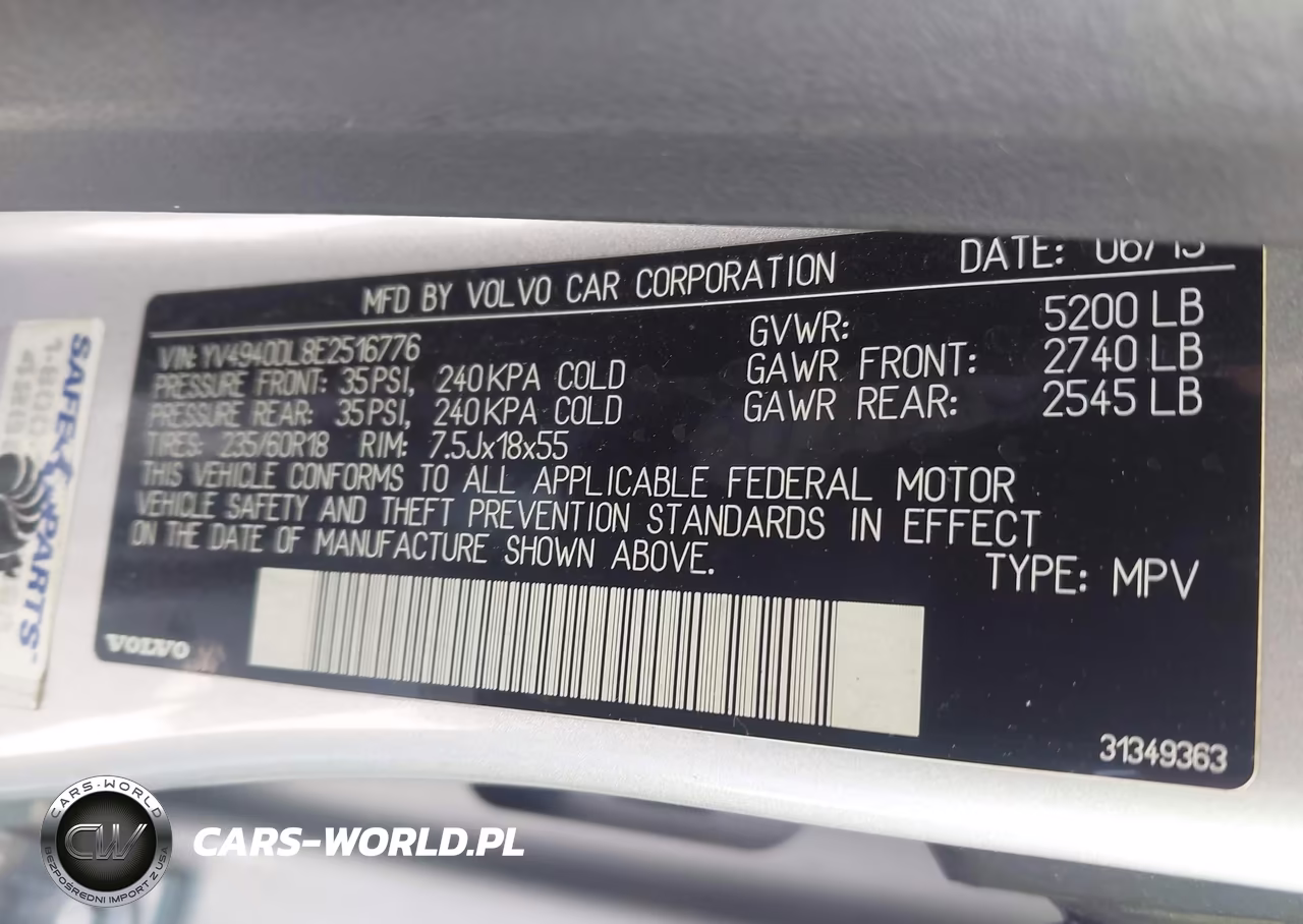 2014 Volvo Xc60 3.2 VIN:YV4940DL8E2516776 - 9