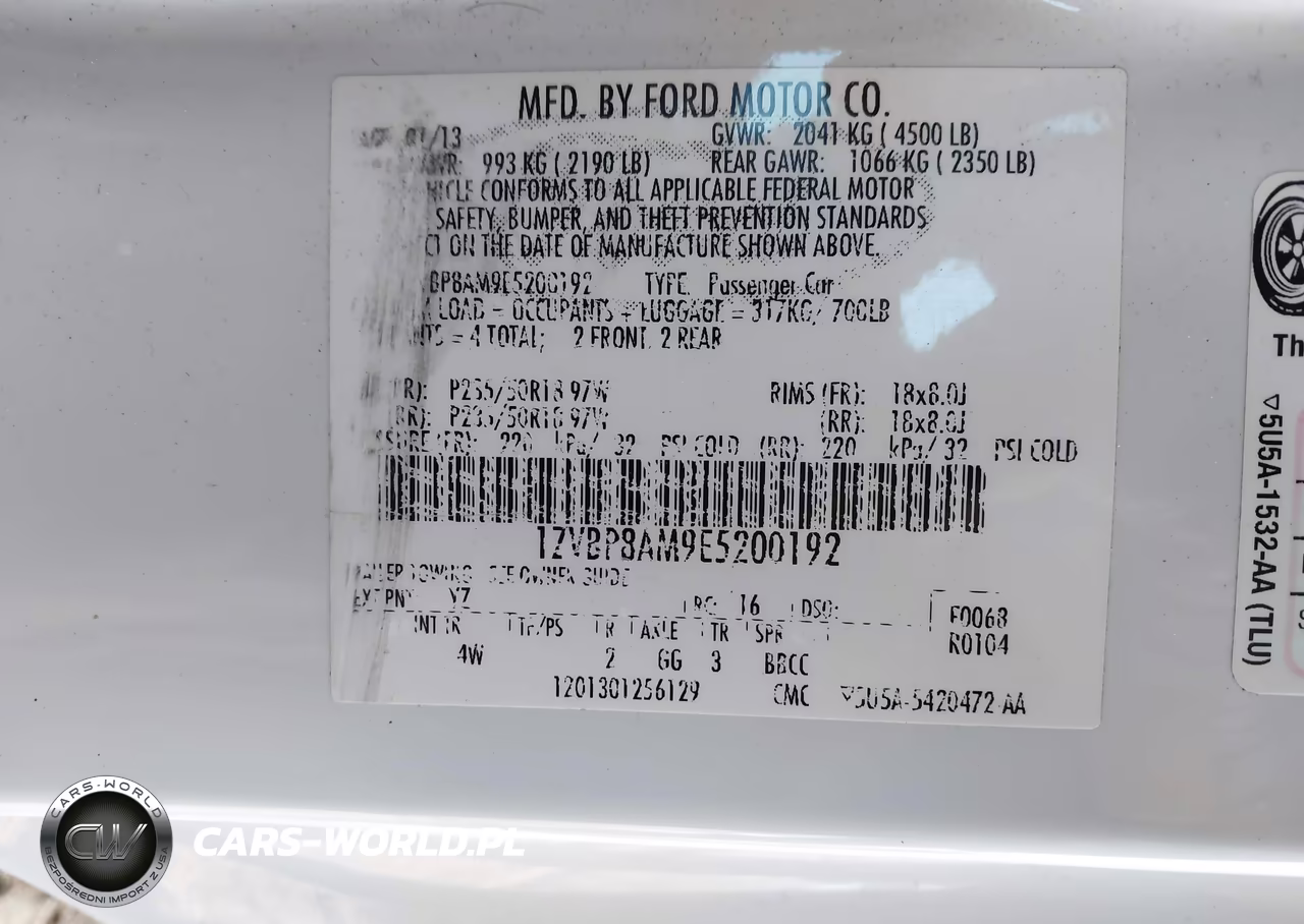 2014 Ford Mustang V6 Premium VIN:1ZVBP8AM9E5200192 - 9