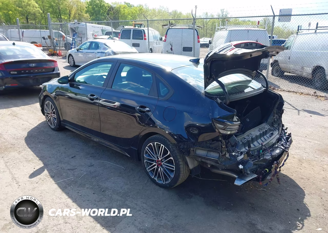 2022 Kia Forte Gt VIN:3KPF44AC1NE430052 - 3