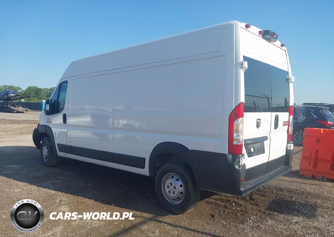 2019 Ram Promaster 2500 High Roof 159 Wb VIN:3C6TRVDG9KE526913 - 3