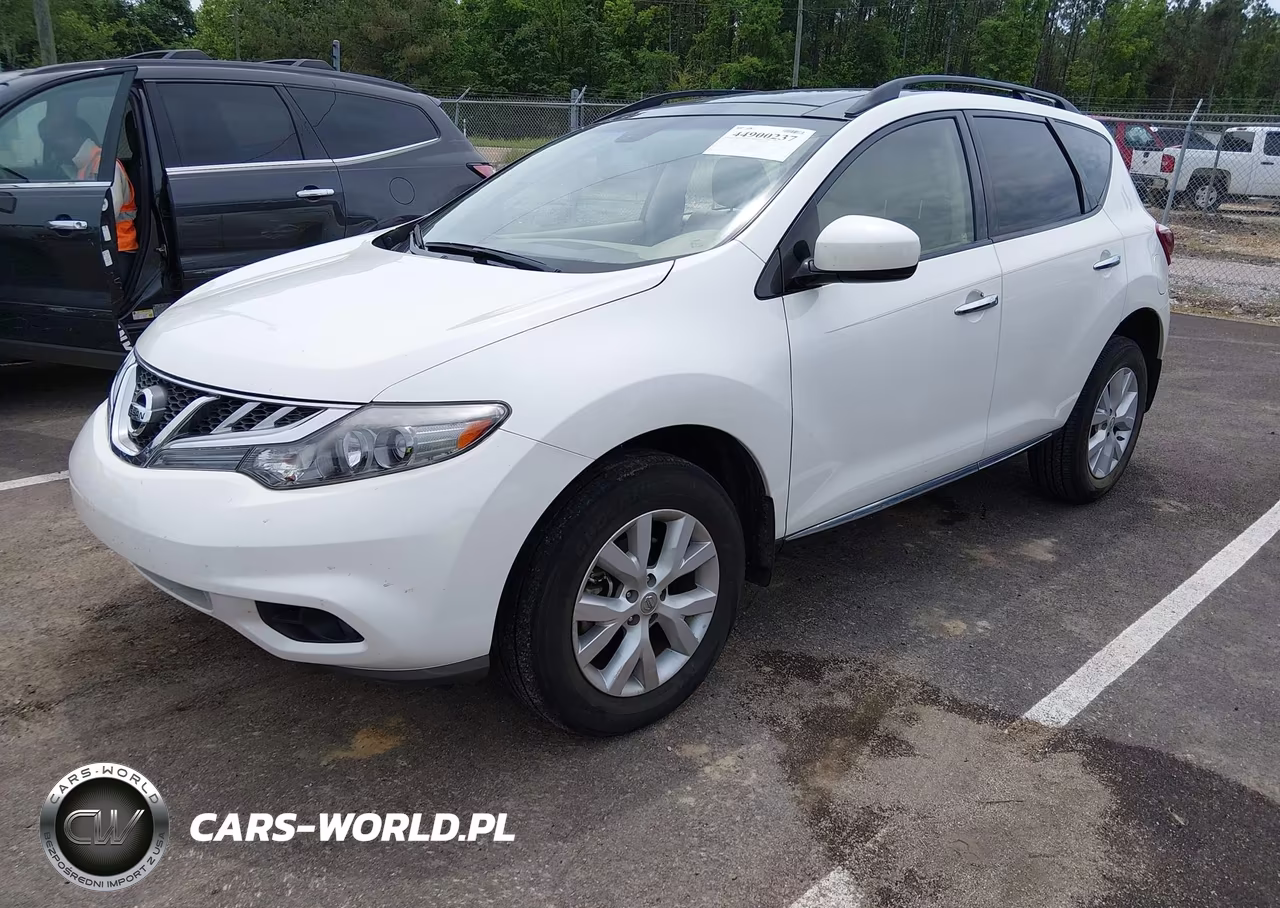 2013 Nissan Murano Sl VIN:JN8AZ1MU1DW209316 - 2