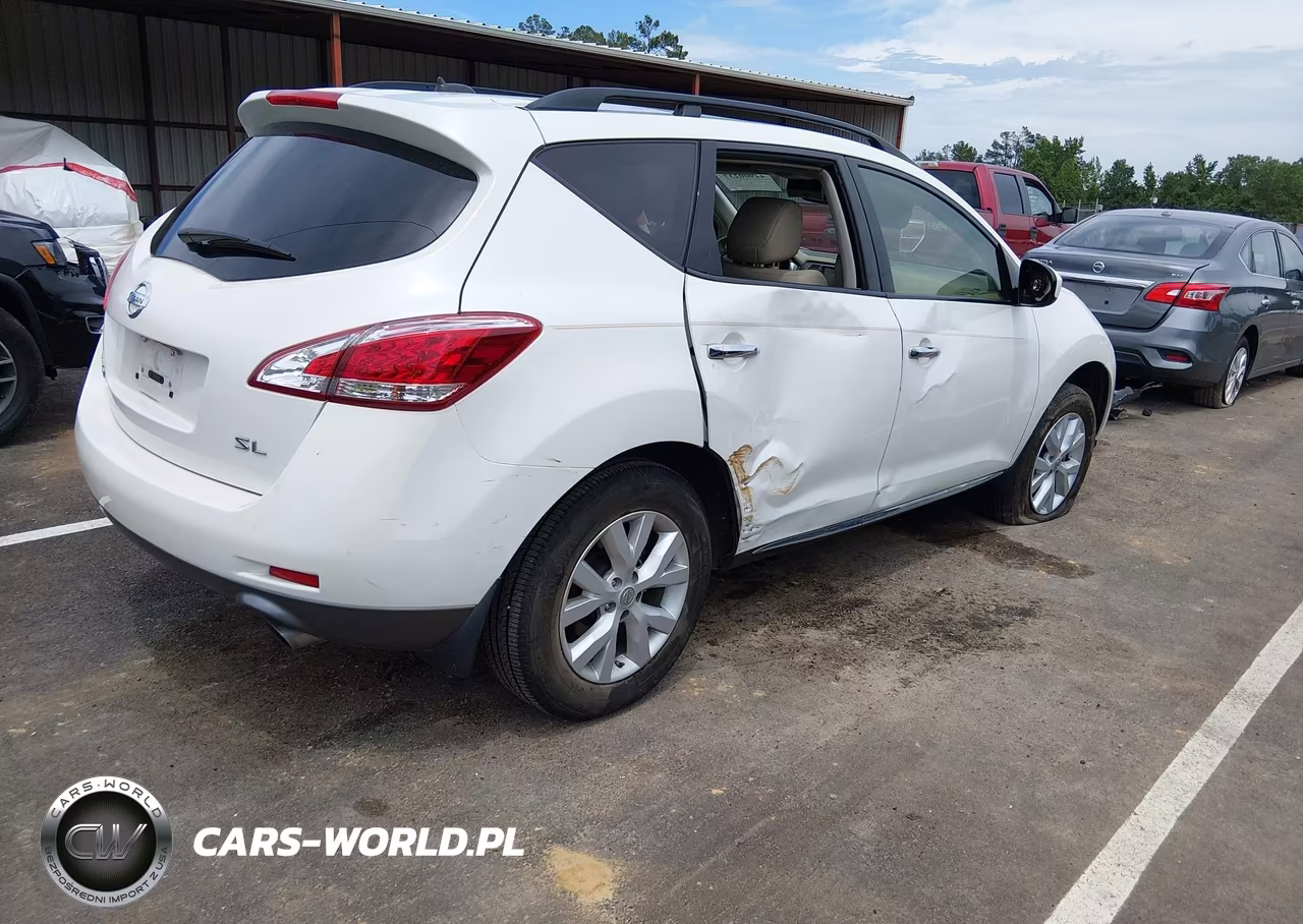 2013 Nissan Murano Sl VIN:JN8AZ1MU1DW209316 - 4