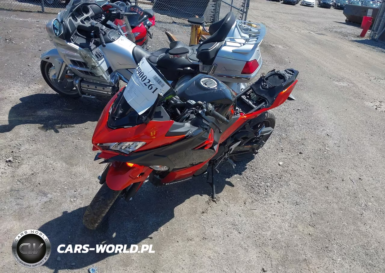 2022 Kawasaki Ex400 VIN:JKAEXKH1XNDAG3920 - 2