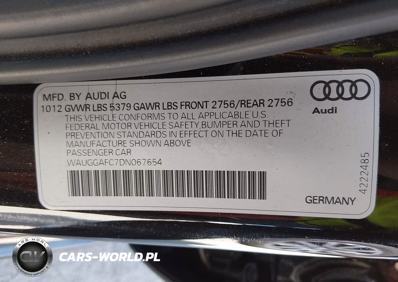 2013 Audi A6 3.0T Premium VIN:WAUGGAFC7DN067654 - 9