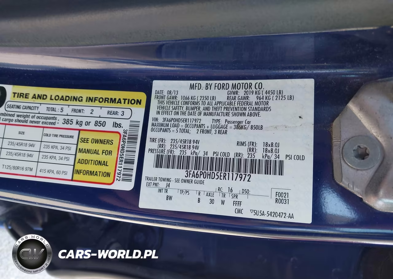 2014 Ford Fusion Se VIN:3FA6P0HD5ER117972 - 9