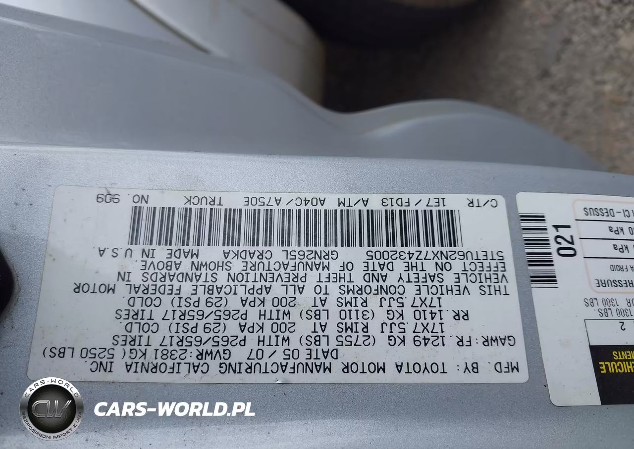 2007 Toyota Tacoma Prerunner V6 VIN:5TETU62NX7Z432005 - 9