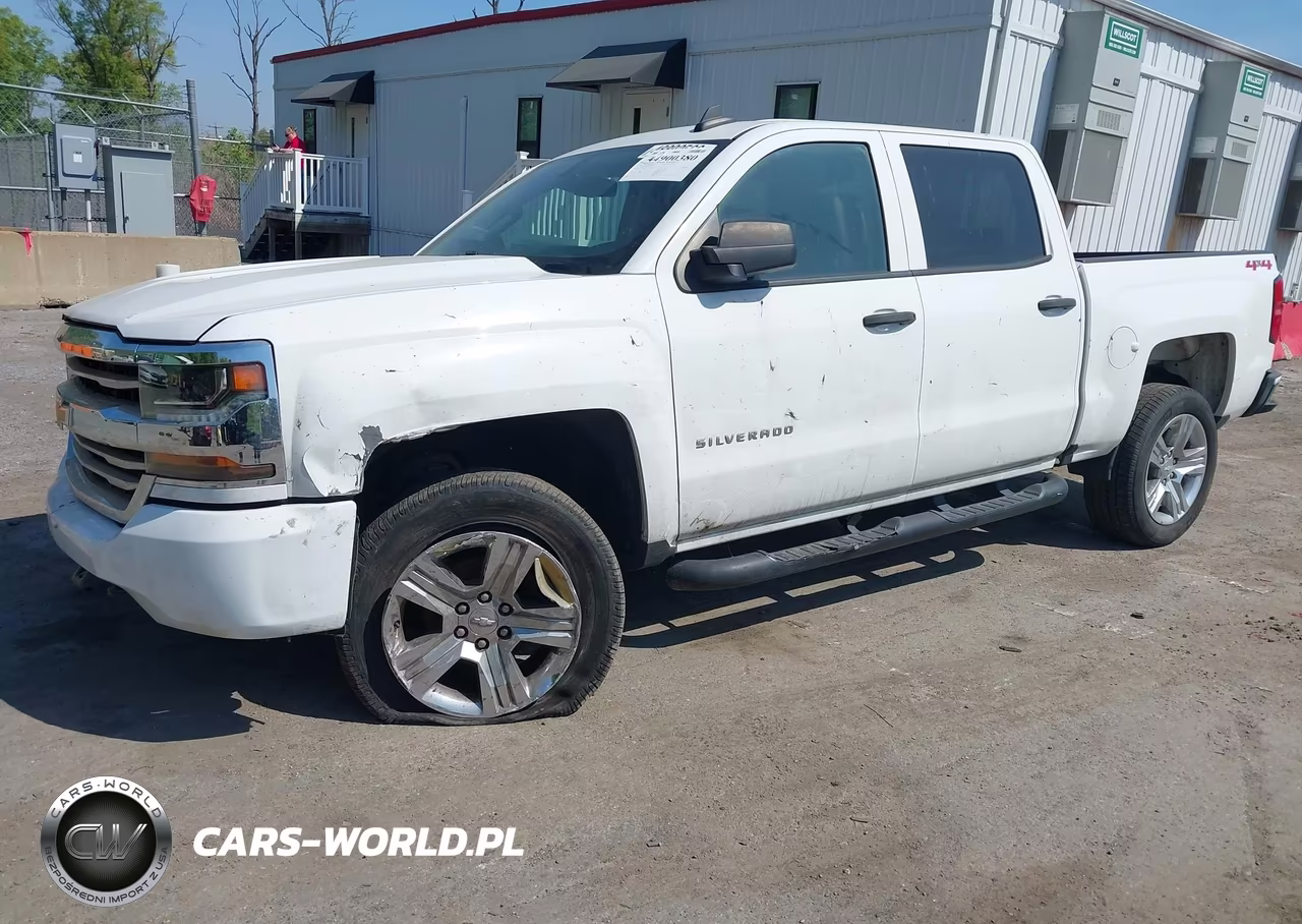 2018 CHEVROLET SILVERADO K1500 CUSTOM VIN:3GCUKPEC7JG627041 - 2