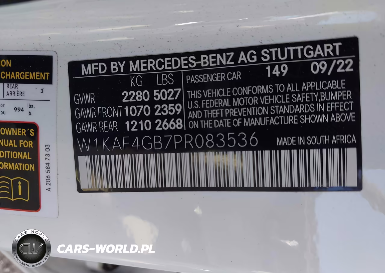2023 Mercedes-Benz C 300 Sedan VIN:W1KAF4GB7PR083536 - 9