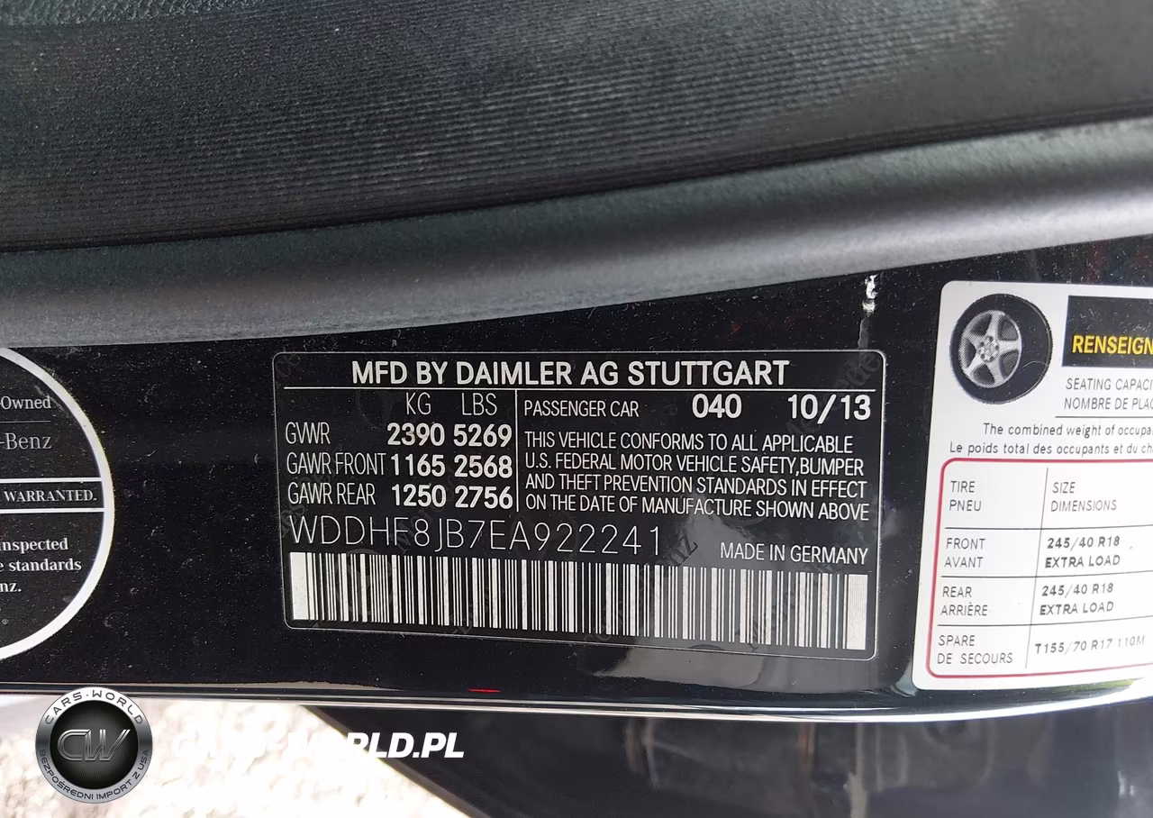 2014 Mercedes-Benz E 350 4Matic VIN:WDDHF8JB7EA922241 - 9