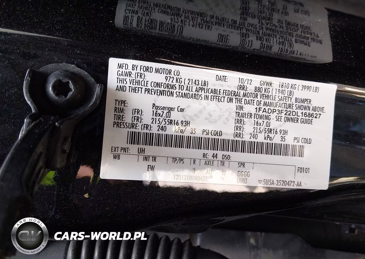 2013 Ford Focus Se VIN:1FADP3F22DL168627 - 9