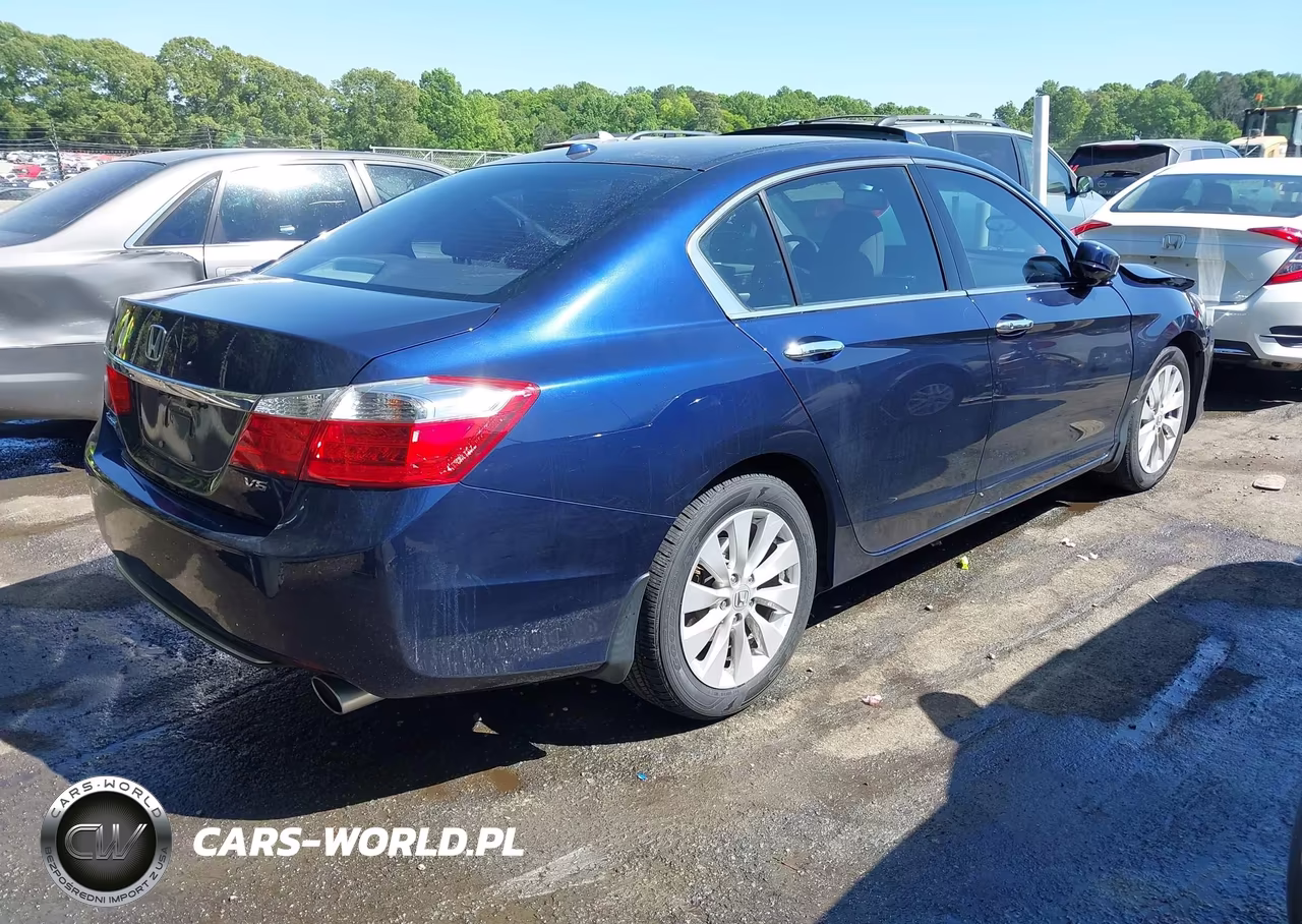 2014 Honda Accord Ex-L V-6 VIN:1HGCR3F89EA028190 - 4