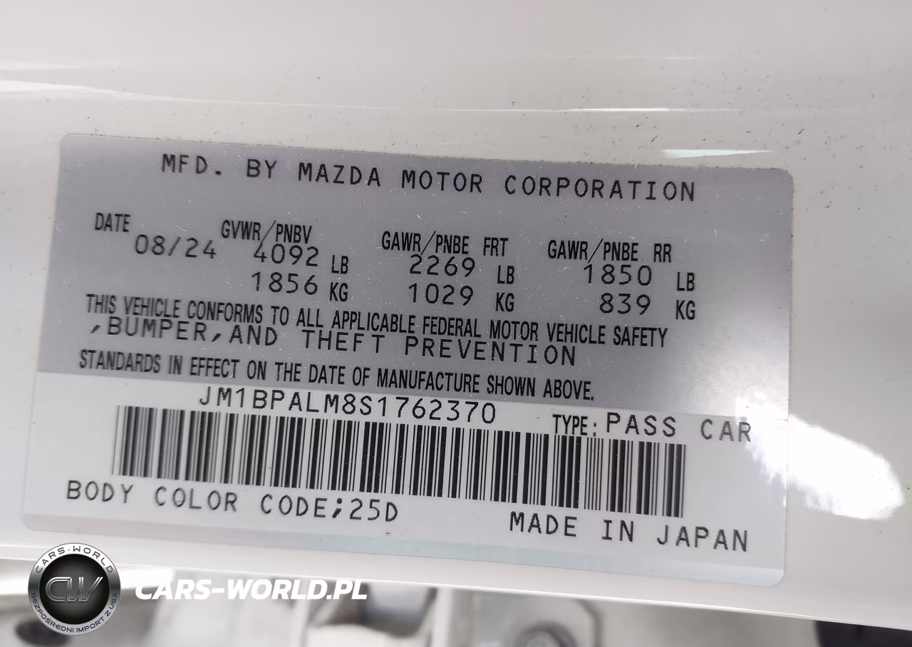 2025 Mazda Mazda3 2.5 S Preferred VIN:JM1BPALM8S1762370 - 9