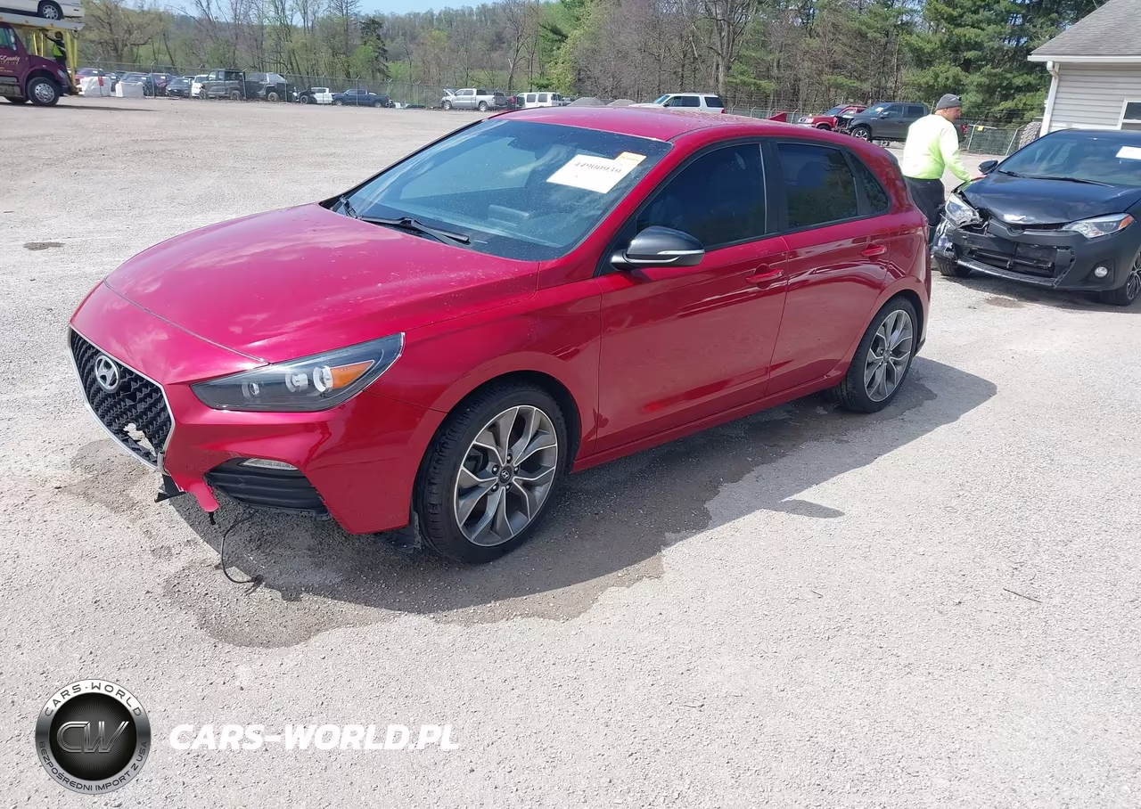 2020 Hyundai Elantra Gt N Line VIN:KMHH55LC7LU128834 - 2