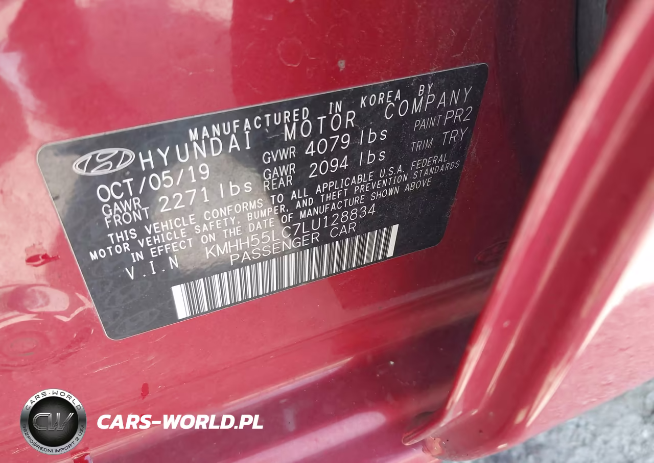 2020 Hyundai Elantra Gt N Line VIN:KMHH55LC7LU128834 - 9