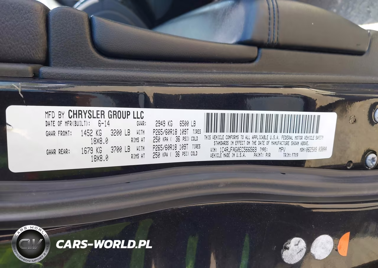 2014 Jeep Grand Cherokee Laredo VIN:1C4RJFAG0EC566569 - 9