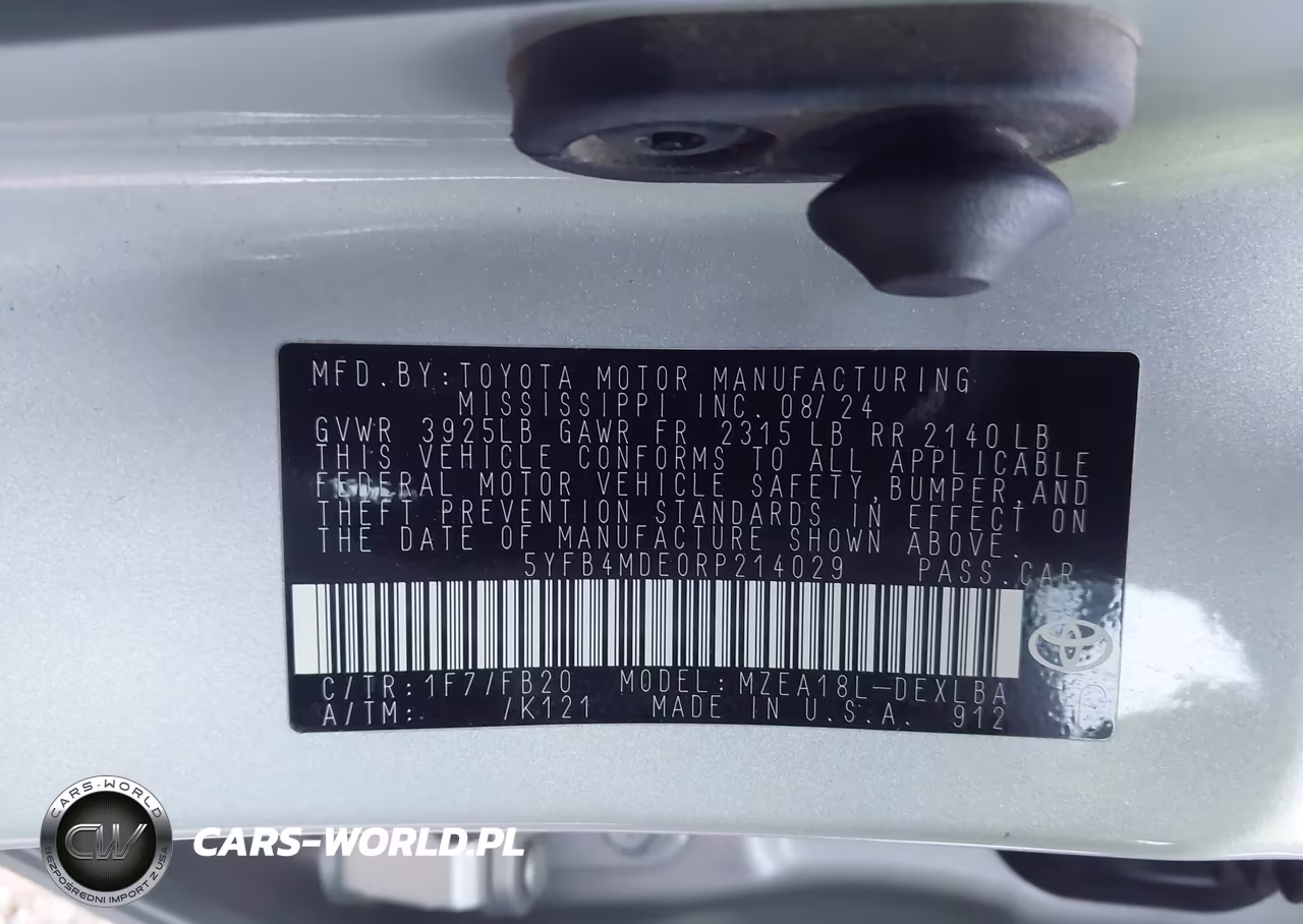 2024 Toyota Corolla Le VIN:5YFB4MDE0RP214029 - 9
