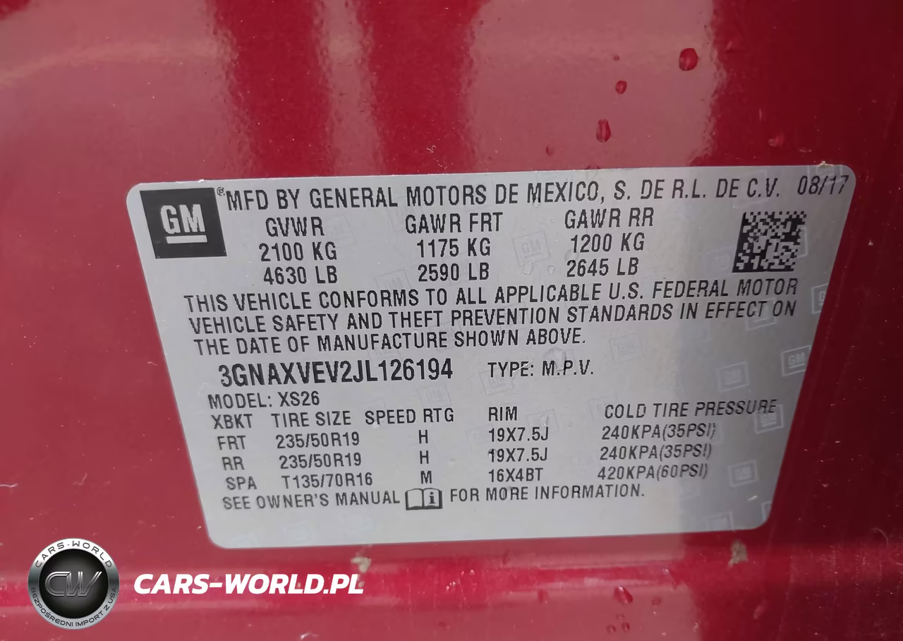 2018 Chevrolet Equinox Premier VIN:3GNAXVEV2JL126194 - 9