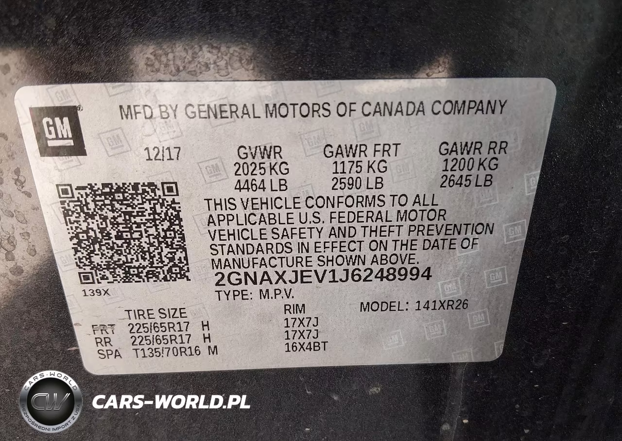 2018 Chevrolet Equinox Lt VIN:2GNAXJEV1J6248994 - 9