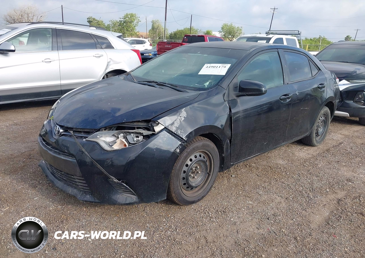 2015 Toyota Corolla Le VIN:5YFBURHE6FP198034 - 2