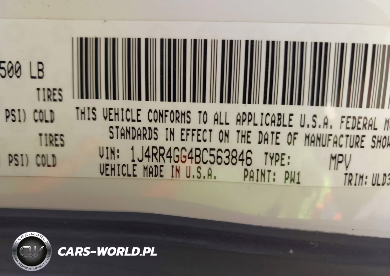 2011 Jeep Grand Cherokee Laredo VIN:1J4RR4GG4BC563846 - 9