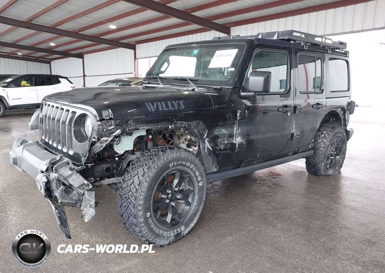 2021 Jeep Wrangler Unlimited Willys 4X4 VIN:1C4HJXDG1MW779704 - 2
