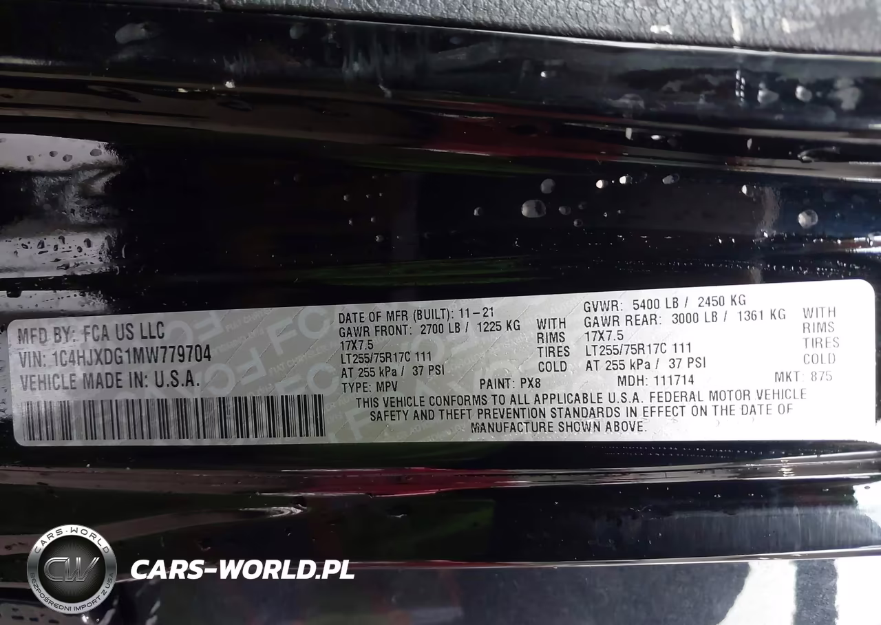 2021 Jeep Wrangler Unlimited Willys 4X4 VIN:1C4HJXDG1MW779704 - 9