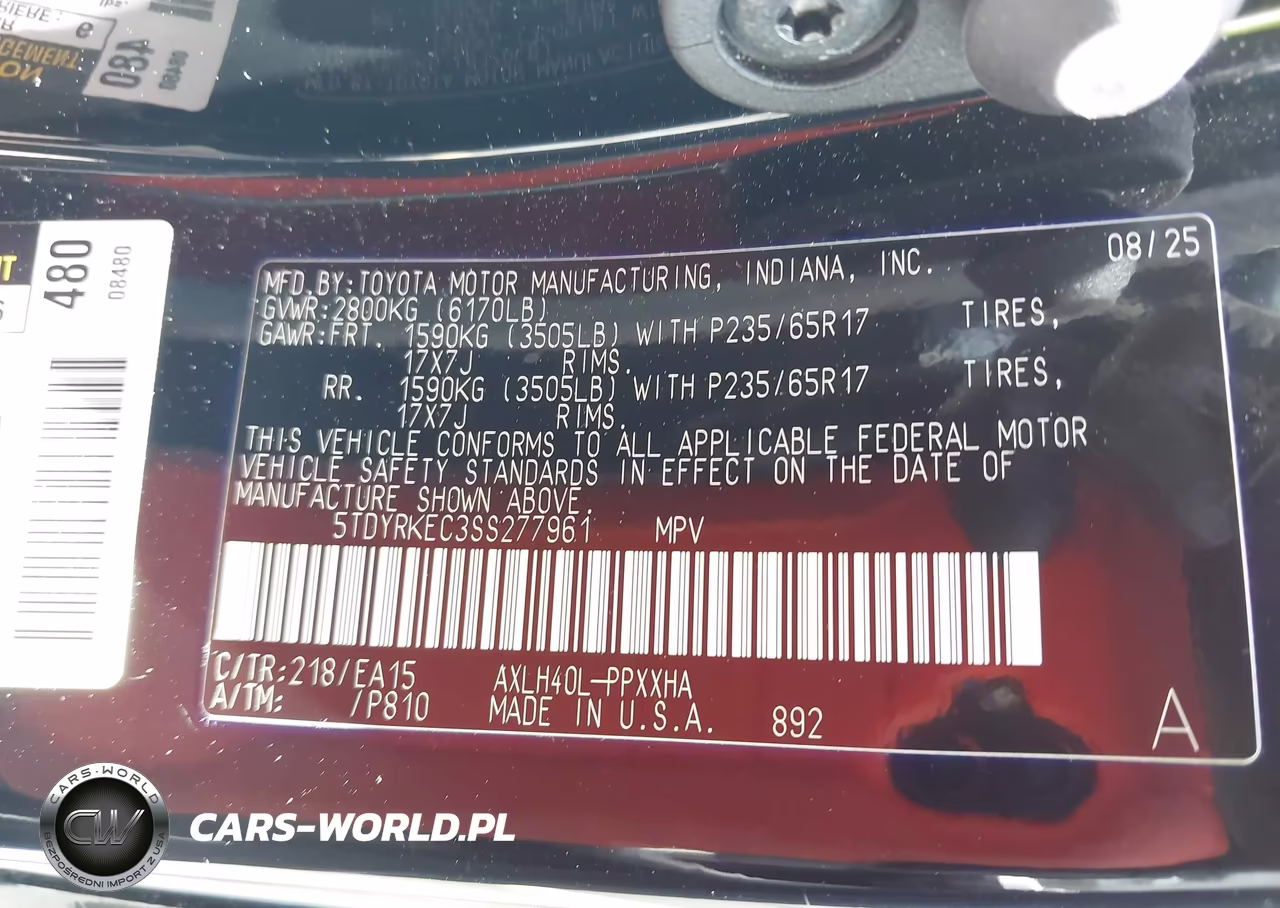 2025 Toyota Sienna Xle VIN:5TDYRKEC3SS277961 - 9