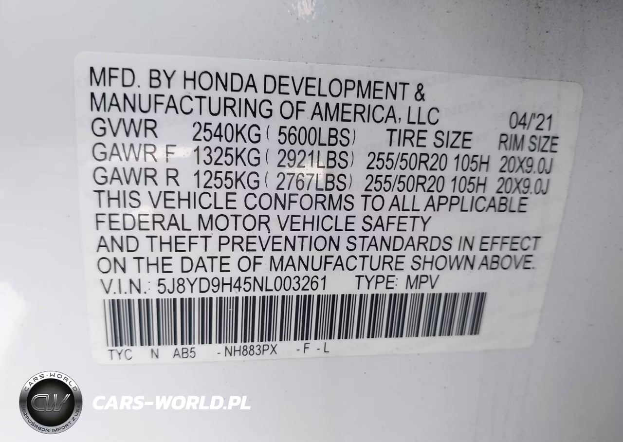 2022 Acura Mdx Technology Package VIN:5J8YD9H45NL003261 - 9