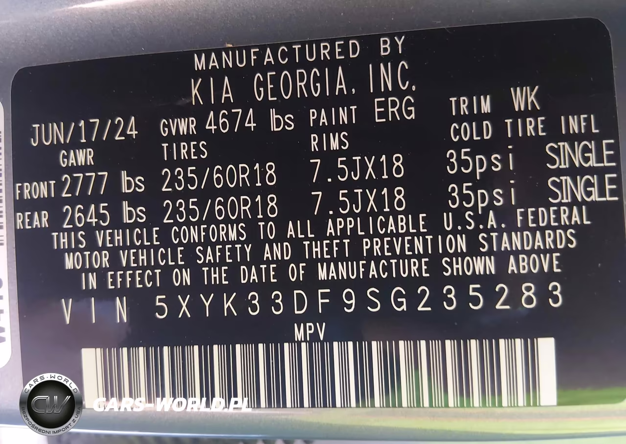 2025 Kia Sportage Ex VIN:5XYK33DF9SG235283 - 9