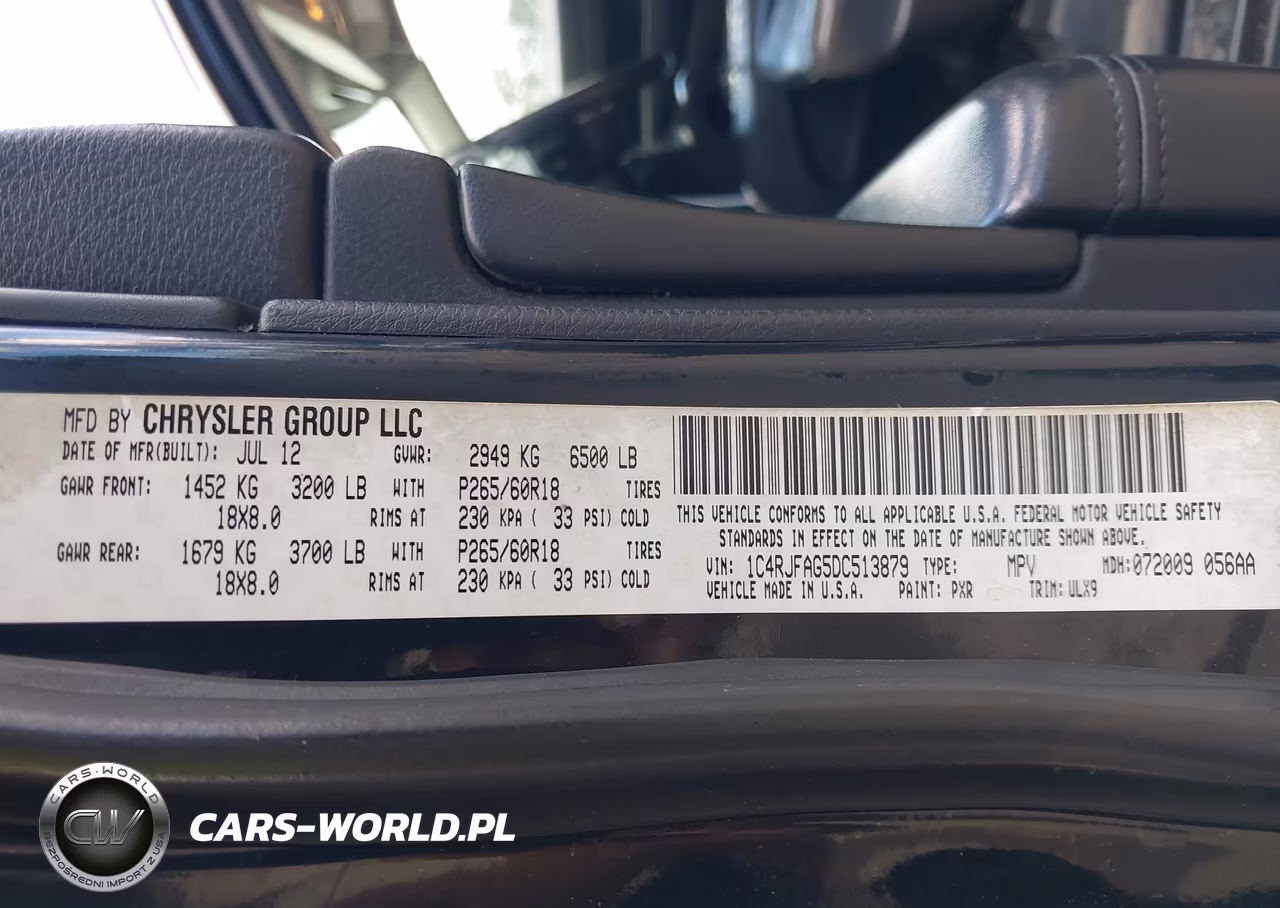 2013 Jeep Grand Cherokee Laredo VIN:1C4RJFAG5DC513879 - 9