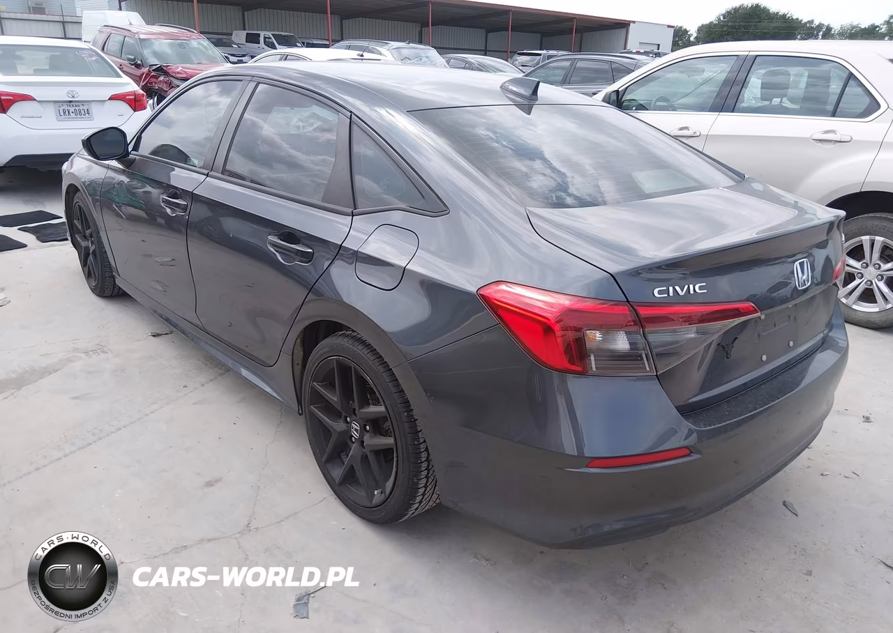 2022 Honda Civic Sport VIN:2HGFE2F56NH596729 - 3