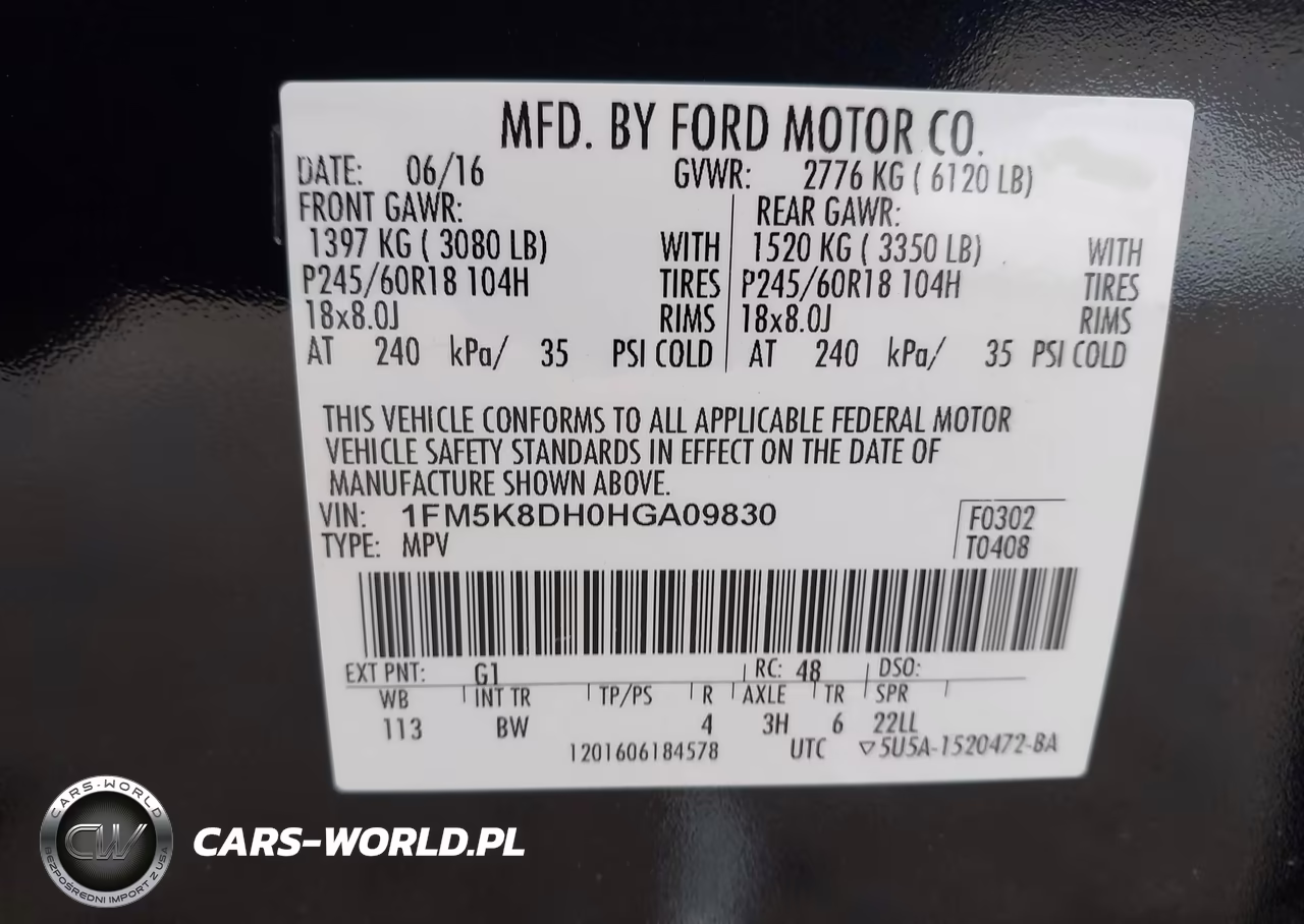 2017 Ford Explorer Xlt VIN:1FM5K8DH0HGA09830 - 9