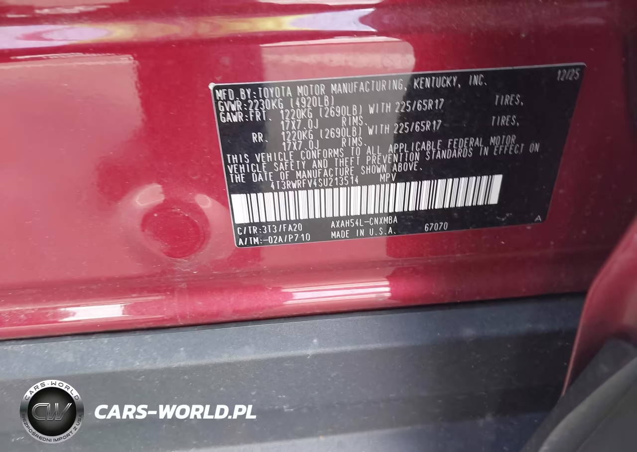 2025 Toyota Rav4 Hybrid Xle VIN:4T3RWRFV4SU213514 - 9