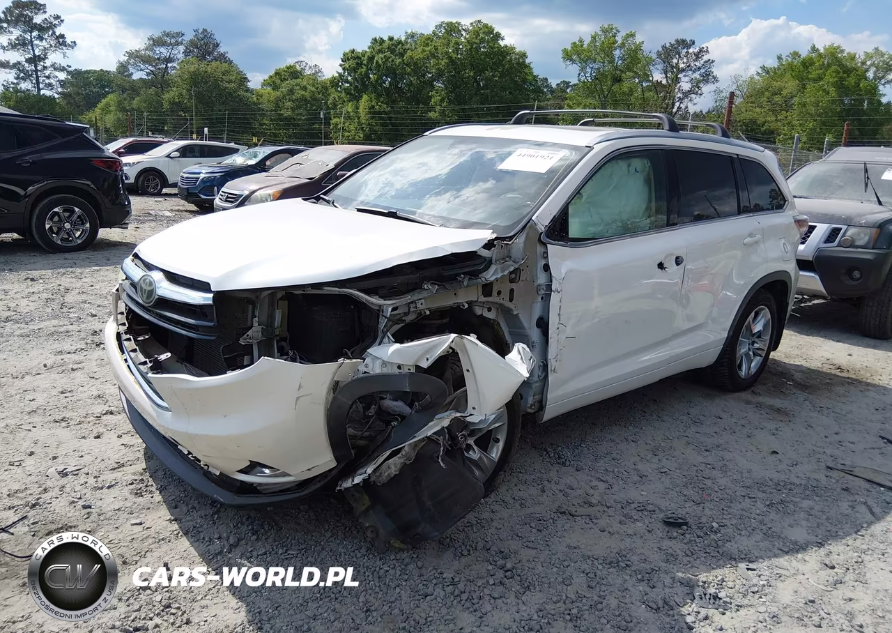 2016 Toyota Highlander Limited V6 VIN:5TDDKRFH5GS307362 - 2