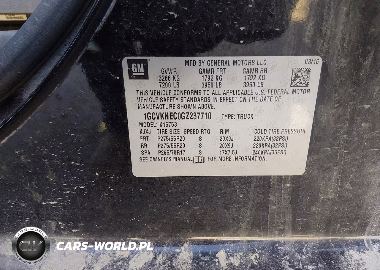 2016 Chevrolet Silverado 1500 Wt VIN:1GCVKNEC0GZ237710 - 9