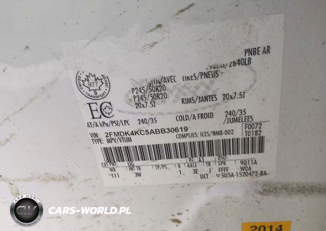 2010 Ford Edge Limited VIN:2FMDK4KC5ABB30619 - 9