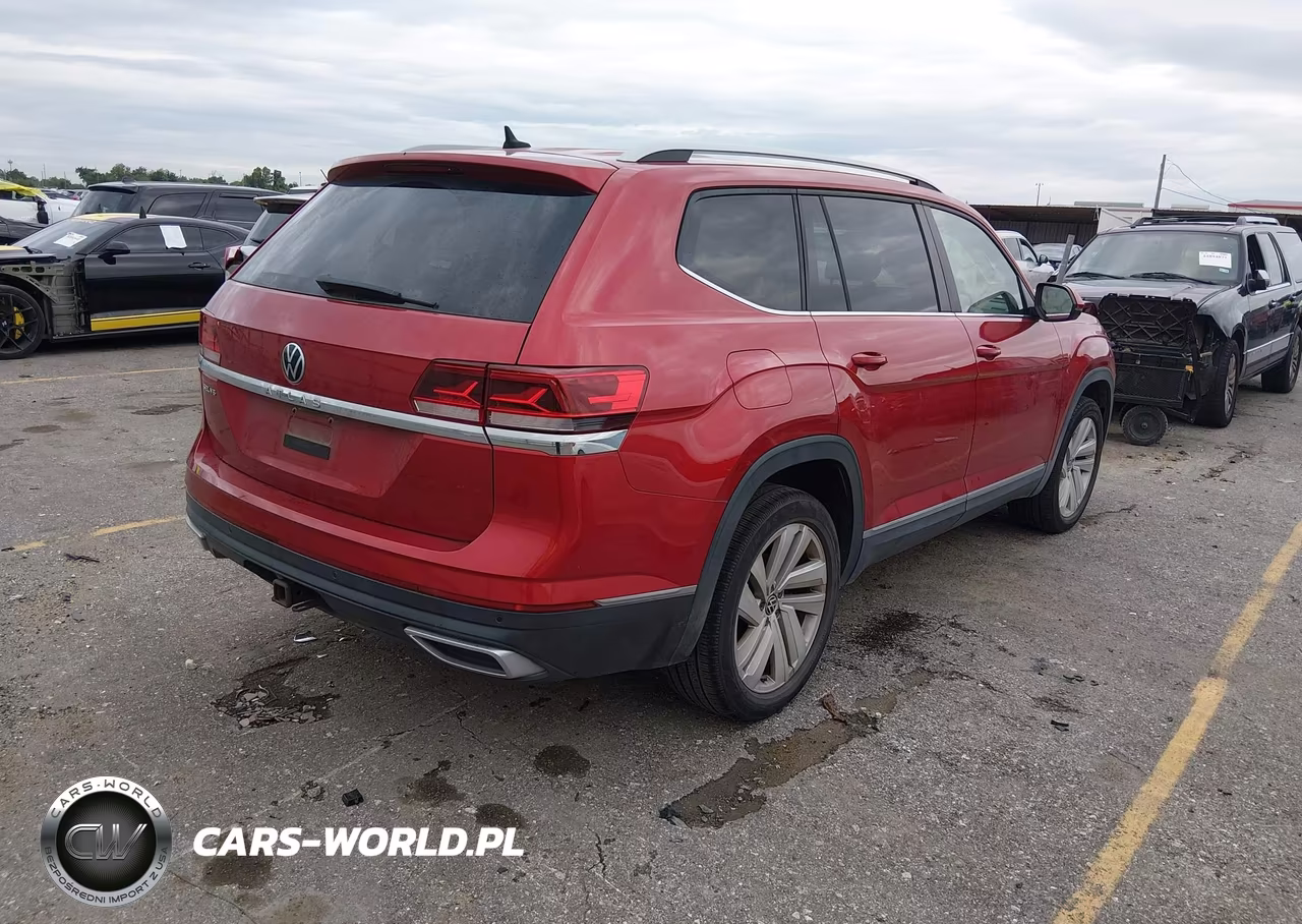 2021 Volkswagen Atlas 3.6L V6 Sel VIN:1V2ER2CA4MC543298 - 4