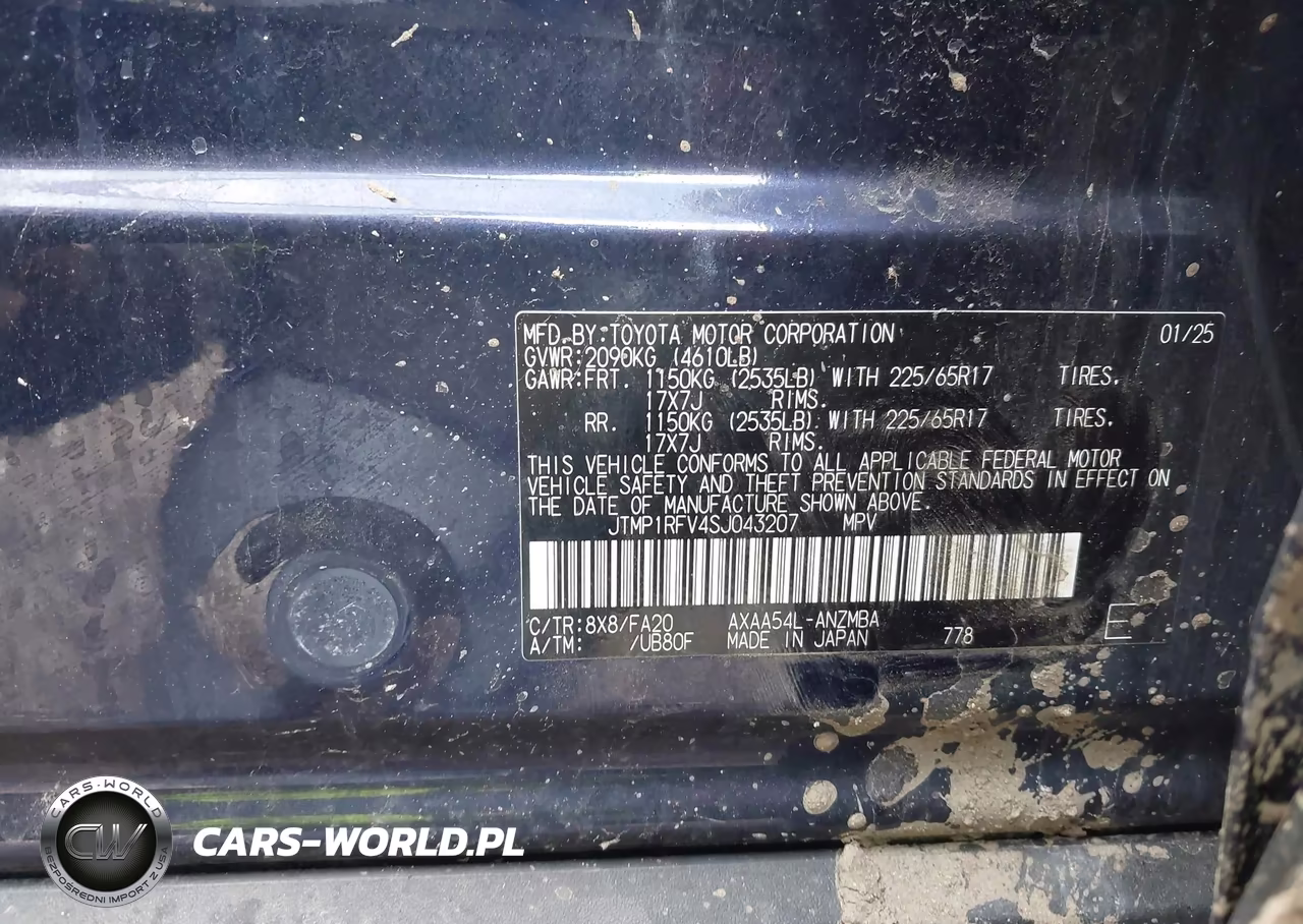 2025 Toyota Rav4 Xle VIN:JTMP1RFV4SJ043207 - 9