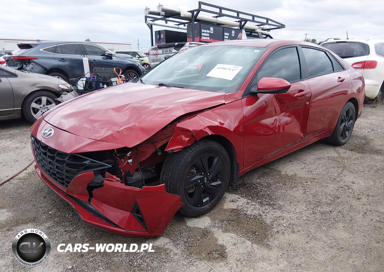 2022 Hyundai Elantra Sel VIN:KMHLM4AG1NU317835 - 2